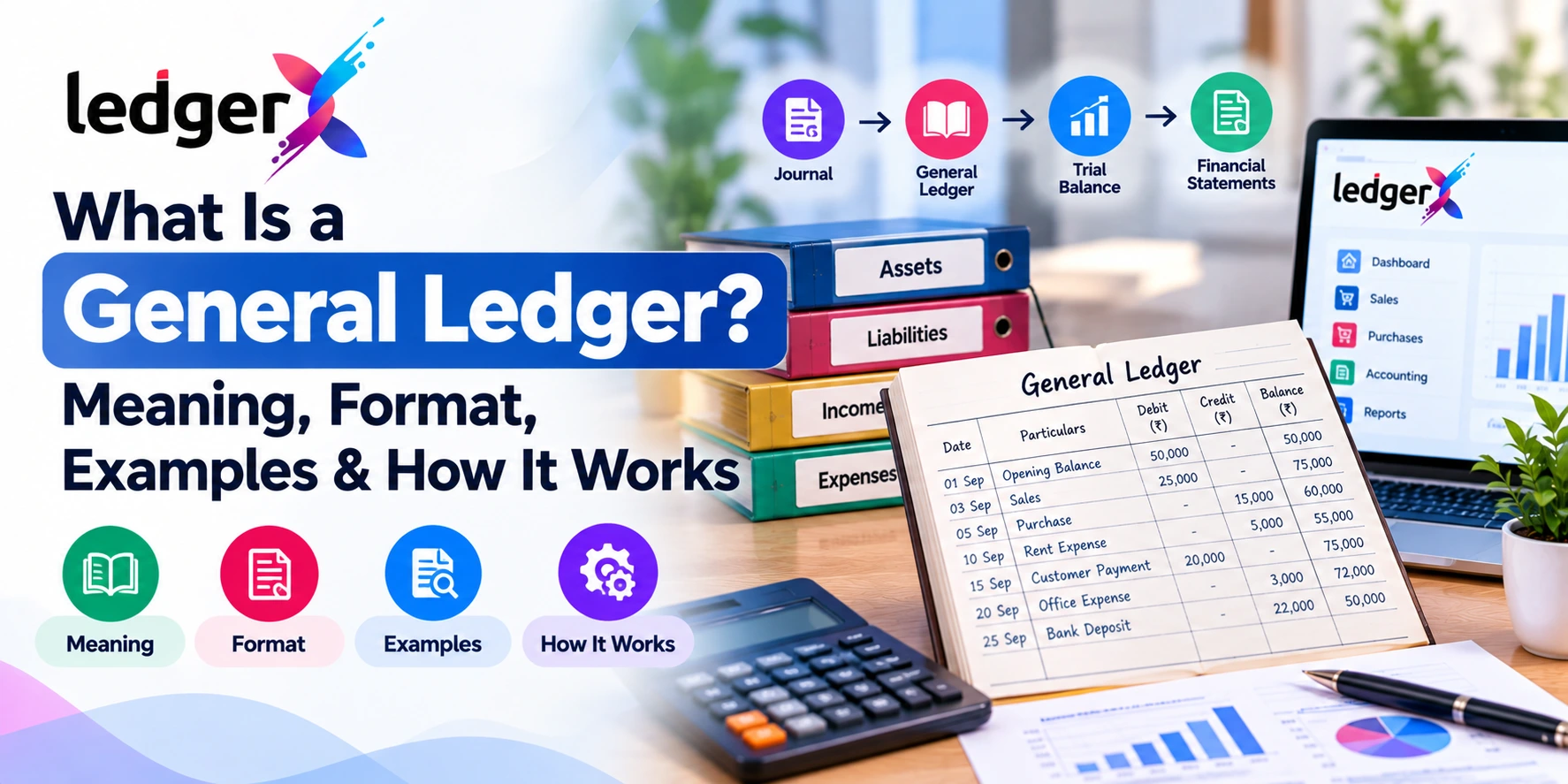 What Is a General Ledger? Meaning, Format, Examples & How It Works